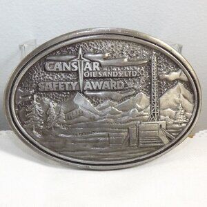 Canstar Oil Sands Ltd. Safety Award - Mining/Oilfield Sector Belt Buckle